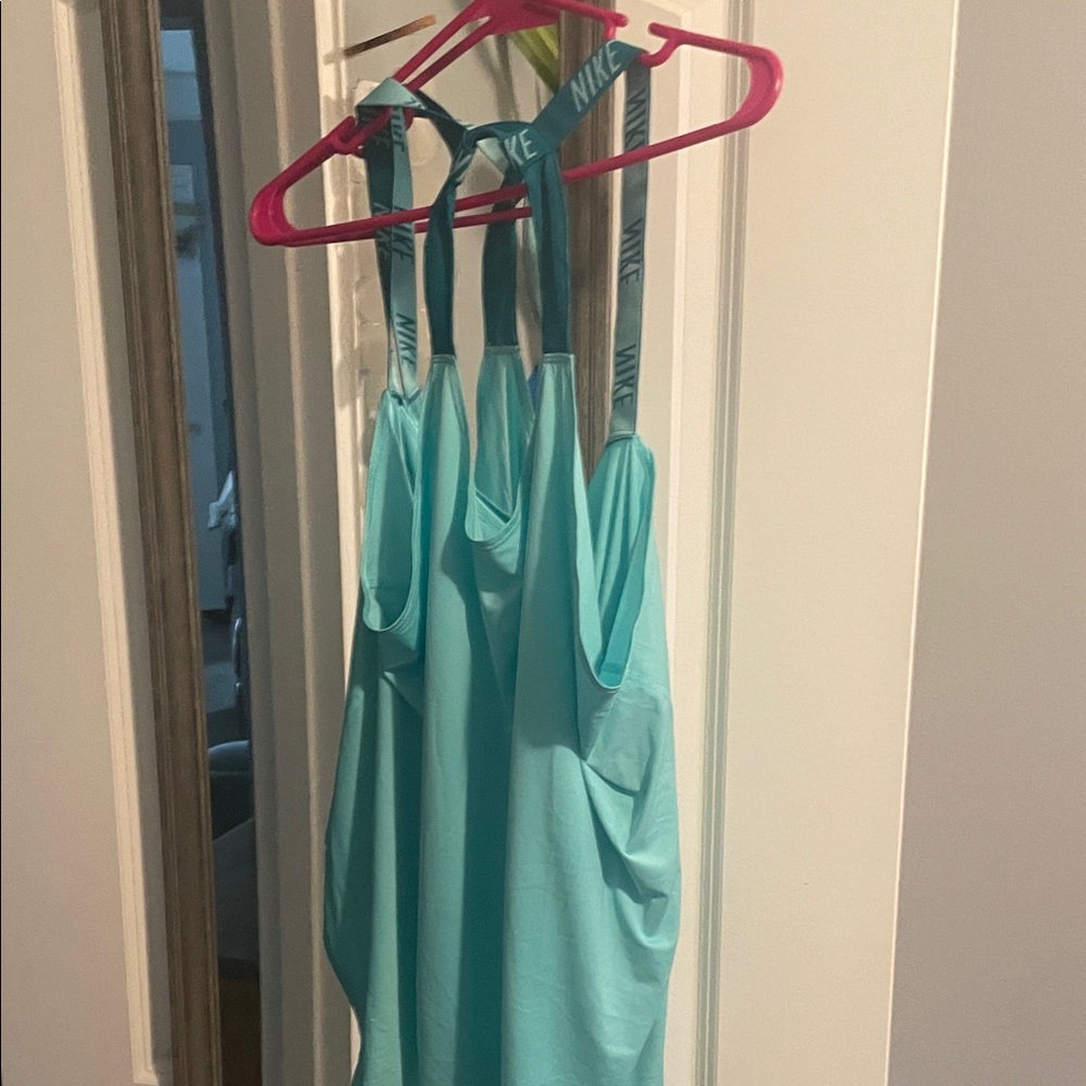 Nike Aqua Blue Athletic Tank